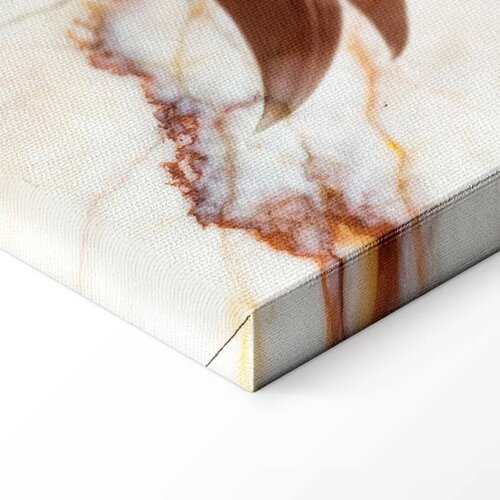  Slika - Elegance of a Flower (1-part) - Delicate Lily on Marble in Sepia 20x30 Slike
