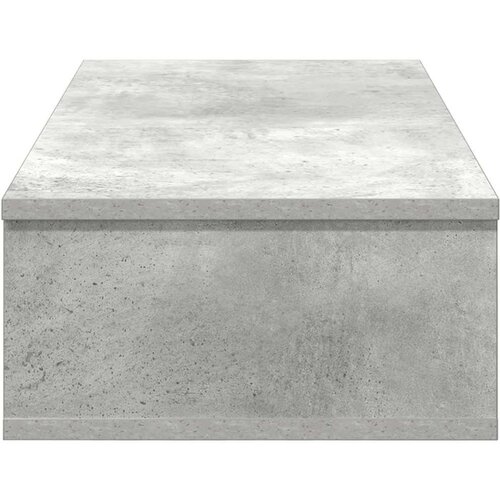  Zidna polica s ladicama beton siva 80x34x17cm konstruirano drvo Slike