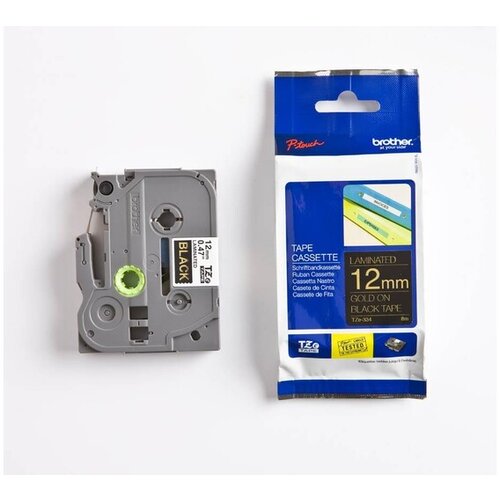 Brother Standardna laminirana traka TZe 12 mm, Zlatna na crni Cijene