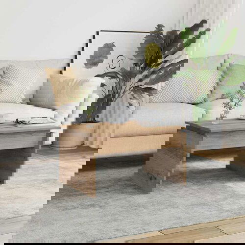 VidaXL Stol za kavu Artisan hrast 68x50x38 cm izrađeno drvo Slike