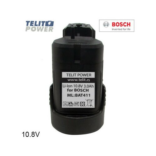 Baterija telitpower za ručni alat bosch li-ion 10.8V 3000mAh BAT411 P-4033 Slike