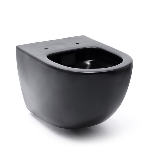 Vitra 7748B083-0075 Sento viseča brezrobna WC školjka črna z mat zaključkom Cene