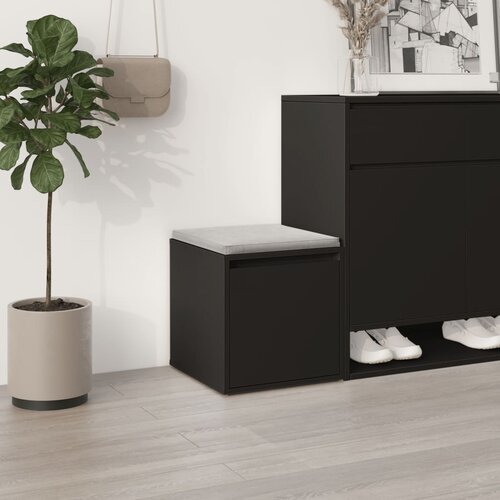 vidaXL Ladičar crni 40 5 x 40 x 40 cm od konstruiranog drva Cijene