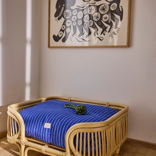 OYOY Living Design Plavi pamučan krevet za pse 94x75 cm Kyoto &amp;ndash; Slike