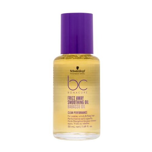 Schwarzkopf Professional BC Bonacure Frizz Away Smoothing Oil ulje za neukrotljivu i kovrčavu kosu 50 ml za ženske Cijene
