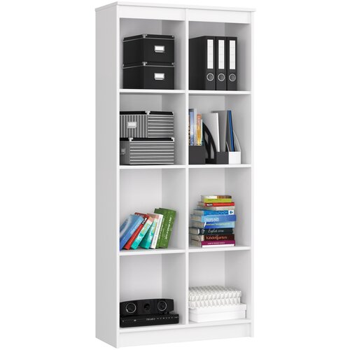 AKORD OFISNA POLICA R 80 cm CLP 8 POLIC BELA, (21714318) Slike