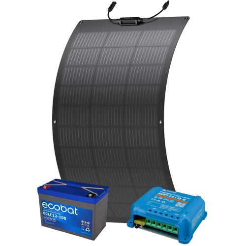  Solarni set za brod (Baterija: 110Ah, Fleksibilni solarni panel: 100W, MPPT: 75/15 - 12/24V) Cijene