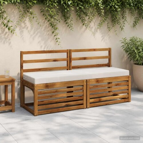  Jastučić za klupu SOEST 100% poliester Bijela 160 x 40 x 8 cm - Bijela 160 x 40 x 8 cm Melange Cene