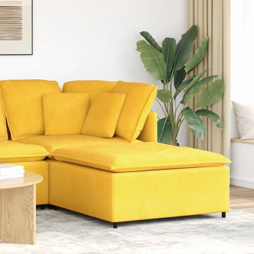  Modularni kauč s podnožjem, svijetložuti 100x100x48 cm Cijene