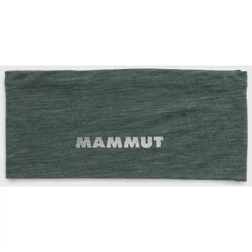 Mammut Traka za glavu Tree Wool boja: zelena, 1191.01930