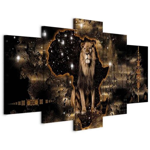 Artgeist Slika Na Platnu Golden Lion Cene
