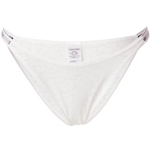 Calvin Klein Underwear Tanga gaćice svijetlosiva / bijela