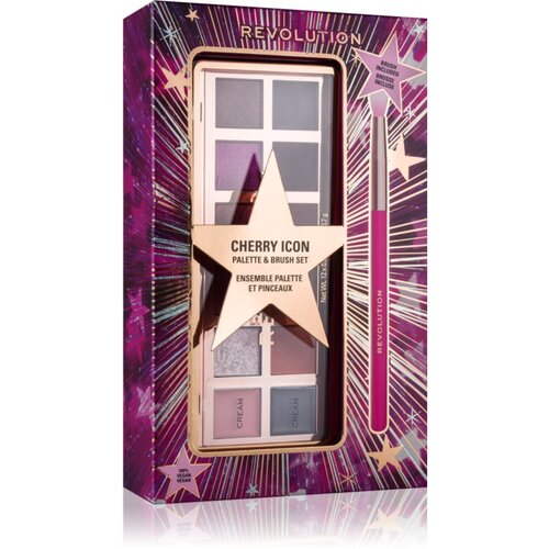 Makeup Revolution Xmas 2025 Cherry Icon božićni poklon set za oči Slike