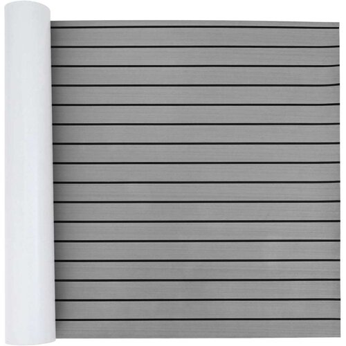  Prostirka za čamce Svijetlo siva i crna 240 x 90 cm EVA - 240 x 90 cm svjetlosiva i crna Slike