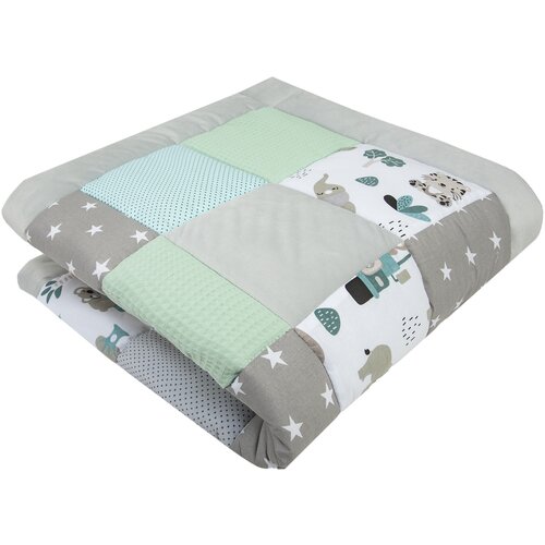 Medi Partners Crawling Blanket 100% Cotton Multifunctional Thick Soft Play mat Cene
