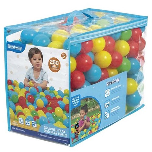 Bestway Šarene plastične loptice 250kom Splash 52649 Cene
