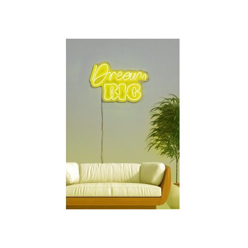 WALLXPERT dekorativna plastična led rasveta dream big yellow Cene