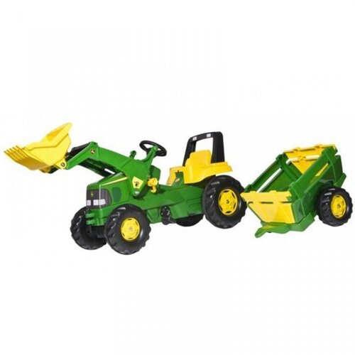 Rolly Toys Traktor na pedale Rolly John Deere sa prikolicom i ka&amp;scaron;ikom Slike