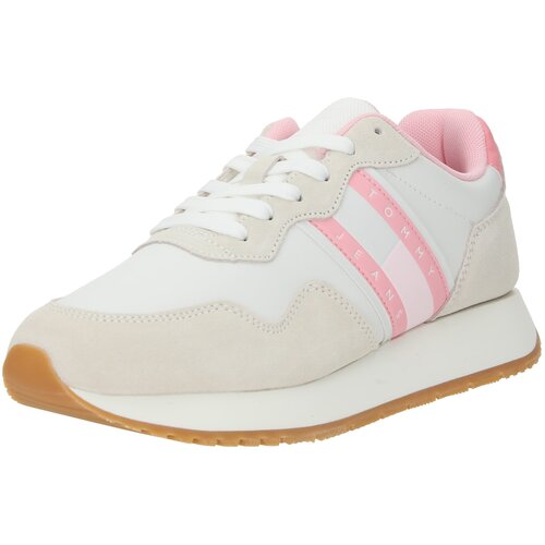 Tommy Jeans Nizke superge 'RUNNER MAT' temno siva / roza / bela Cene