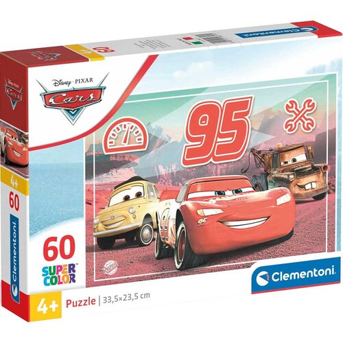 Clementoni Avtomobili Super Color 60 delni puzzle - Slike