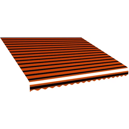 vidaXL Platno za tendu narančasto-smeđe 400 x 300 cm