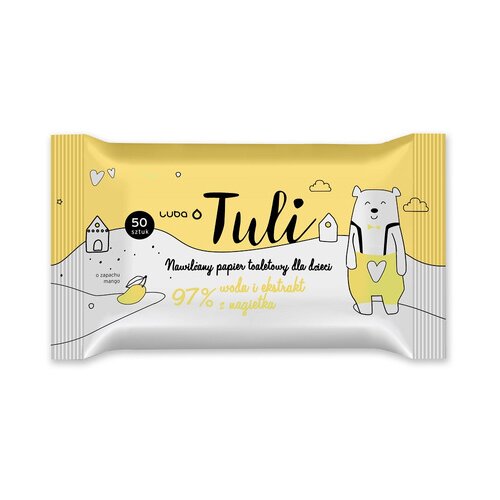 Shumee Tuli Wet Toilet Paper for Kids vlažni toaletni papir za djecu Mango 50 kom Cene