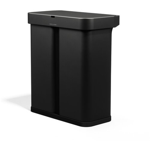 Simplehuman Crna željezna kanta za smeće 34+24 l za odvojeni otpad/beskontaktna Dual Sensor &amp;ndash; Slike