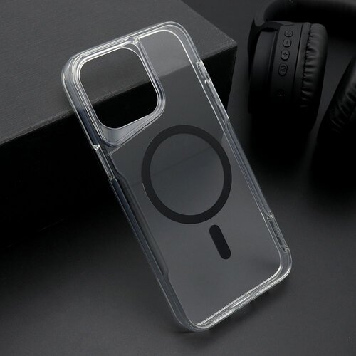  Maska aura magsafe za iphone 15 pro max/ crna Slike