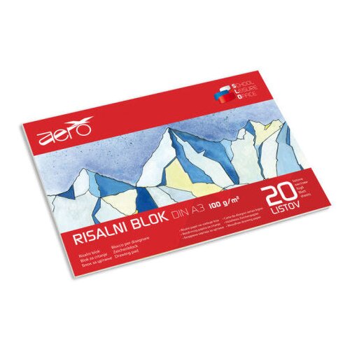 Blok za crtanje Aero A3 100g 20L Cene