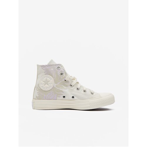 Converse Creamy Women's Flowered Ankle Sneakers Chuck Taylor - Women Slike