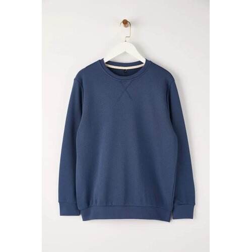 Trendyol muški duks Tmnaw26Sw00060, Indigo-Plava Cene