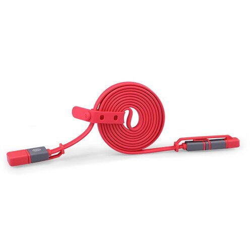 Nillkin USB kabel Plus II 2u1 (Lightning/ Micro) 1/2m pink. Cene