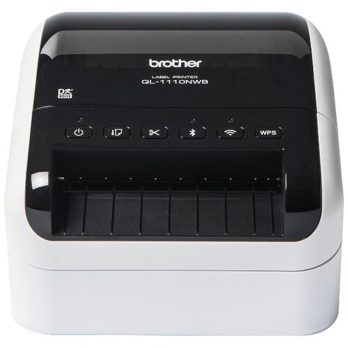 Brother QL-1110NWB label printer Direct thermal 300 x 300 DPI 110 mm /sec Wired &amp;amp; Wireless Ethernet LAN DK Wi-Fi Bluetooth Slike