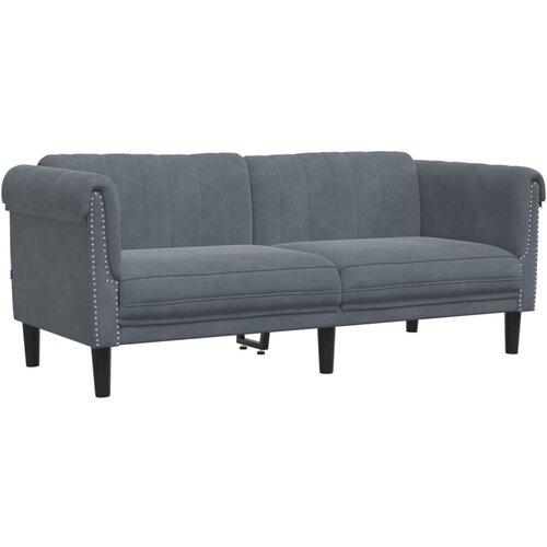 Maison Chic kavč - Sofa - Kanape dvosed temno siv žamet, (21726425) Cene
