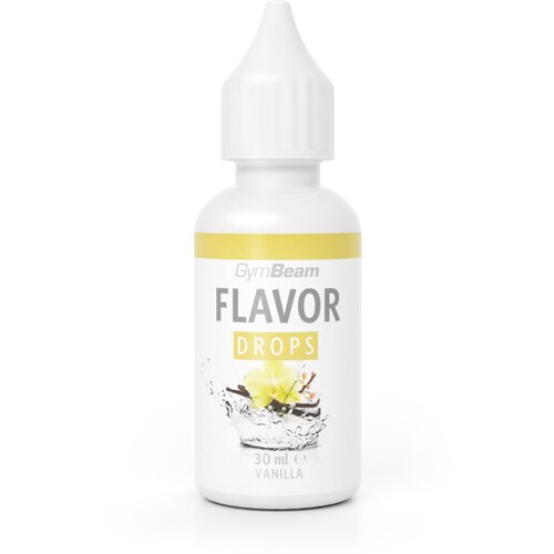GymBeam flavor drops 30 ml vanila Slike