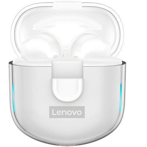 Lenovo Slu&amp;scaron;alke Bluetooth za v uho LP12 SinglePoint TWS, bele, (20835025) Slike