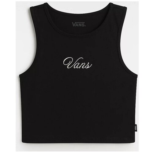 Vans Majice &amp;amp; Polo majice SMALL STAPLE FITTED CR Črna Slike