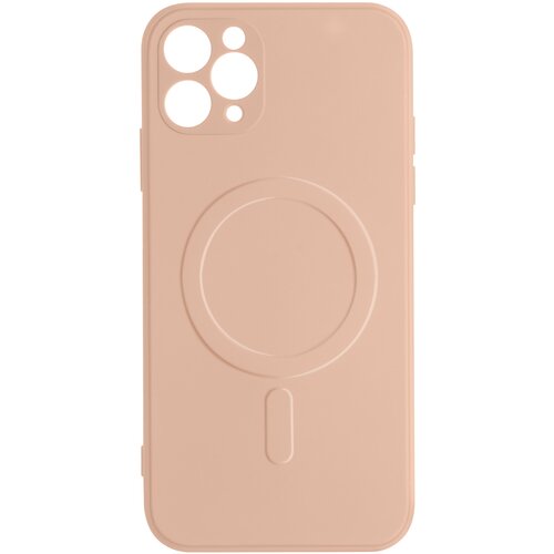 AVIZAR Magsafe iPhone 11 Pro Max Silikonska fleksibilna notranja mehka torbica Mag Cover - roza, (20640418) Cene
