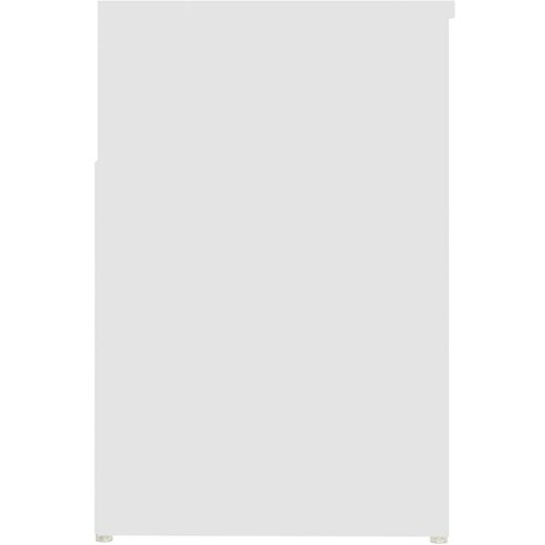  Klupa za cipele bijela 80 x 30 x 45 cm od konstruiranog drva Slike