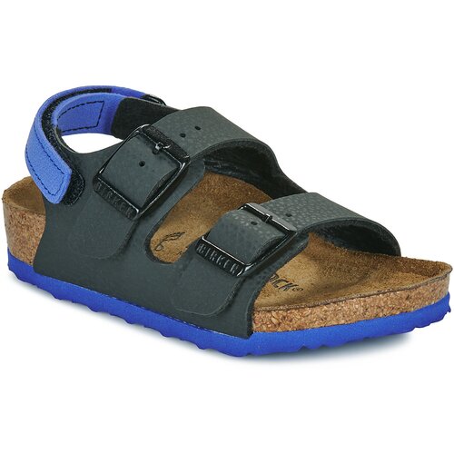 Birkenstock Milano AS Kids BF Desert Soil Black/UBlu Crna Slike