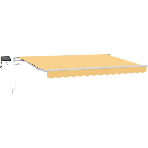  Povlačivi tende Pijesak 450 &amp;times; 300 cm Tkanina i Aluminij Slike