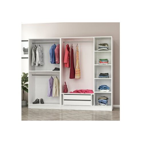 Hanah home Kale 6636 Ormar, 225x210x52cm, Bijeli Slike