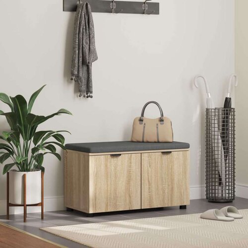  Haldna klop z blazino z vrati Sonoma hrast 80 x 46 x 46 cm, (5000155676) Cene