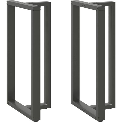  Noge za barski stol T-oblika 2 kom antracit 60x35x(110-111) cm čelik Cijene
