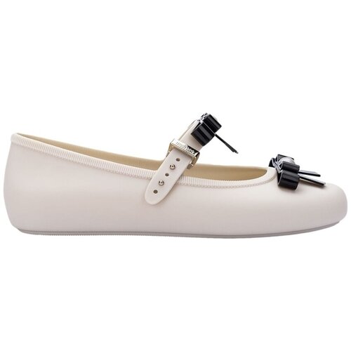 Melissa Soft Ballerina Bow - Beige/Black Bež Cijene