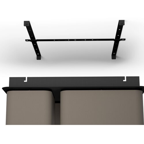 Eglo plafonjera Mordazo, 4 x E27, antracit/smeđa, tekstil, 51 cm, 900524 Slike