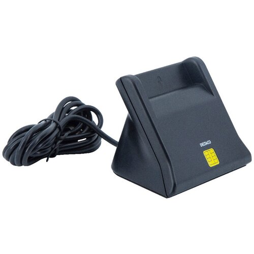 Deltaco Čitalec pametnih kartic UCR-156, USB, ČRNA Slike
