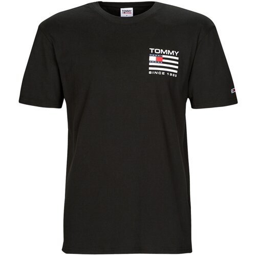 Tommy Jeans Majice s kratkimi rokavi TJM CLSC RWB BACK LOGO TEE Črna Slike