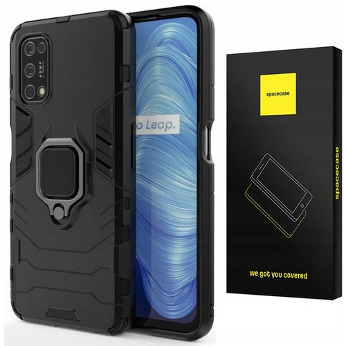 Spacecase OVITEK ZA REALME 7 5G X-RING ČRN, (21963342) Slike