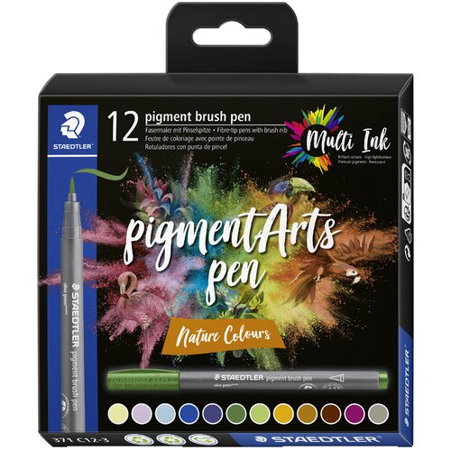 Staedtler vlaknato pisalo s pigmentnim čopičem, Nature Colors,, (21656014) Cene